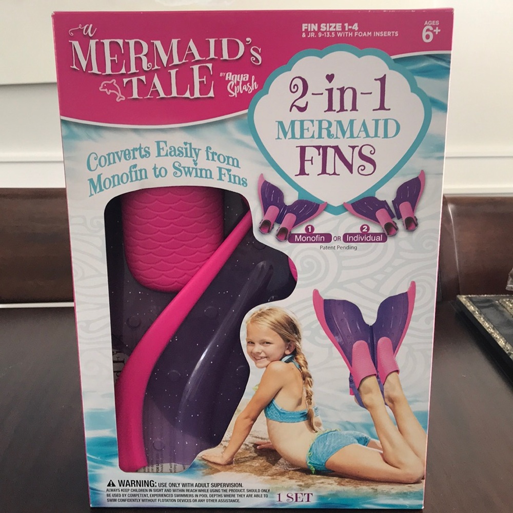 Mermaids tale 2-in-1 mermaid fins